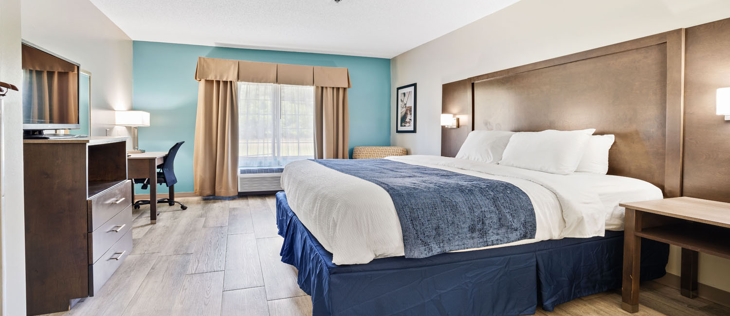 GUEST ROOMS DESIGNED FOR COMFORT